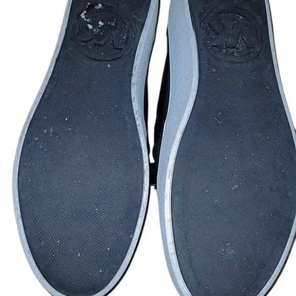 Michael Kors Navy Blue Loafers with Bow Accent - Picture 2 of 2